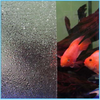 Craked Ice Patterned Acrylic Plate